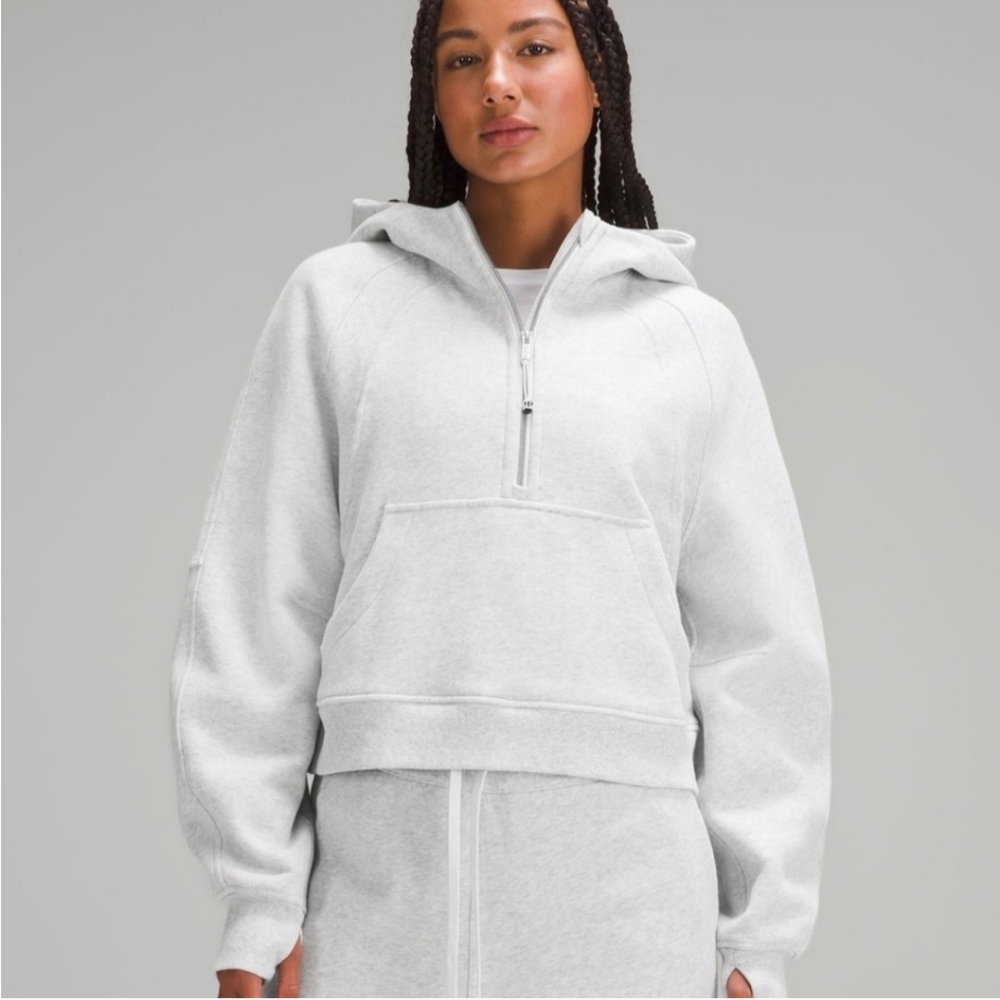 Lululemon scuba half zip ultra core heather grey XS / S